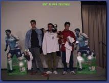 Franck Faucher (2nd), Kevin Burton (1er), Joselito Houtmann (3ème)